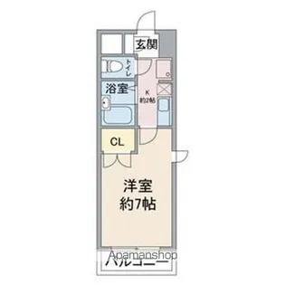 ソレイユ上社【5階】の間取り