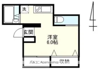 ビバリーハイツ【201号室】の間取り
