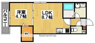 フォノン高石【2階】の間取り