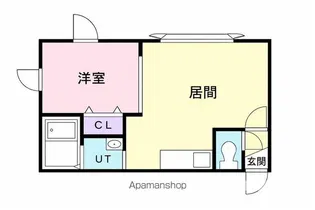エクセレンス啓北【2階】の間取り