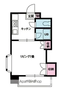 ジョイフル東野【4階】の間取り