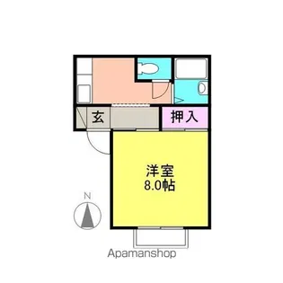 ヴィラウェルシー【1階】の間取り