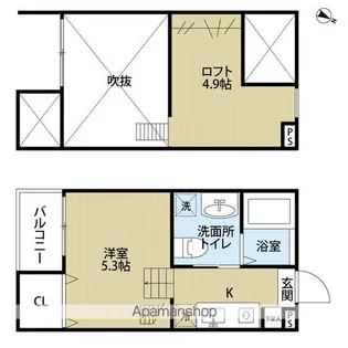 フェニックス【1階】の間取り