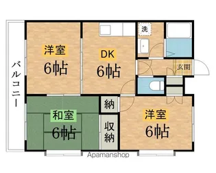 メゾン光陵【103号室】の間取り