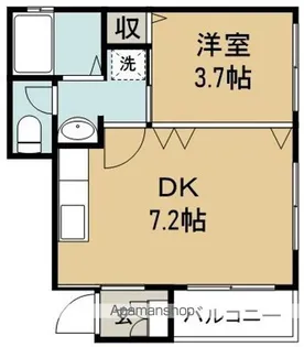 ガーデニングハイツⅡ【B1号室】の間取り