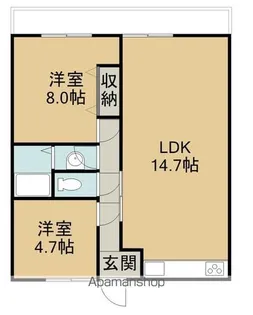 JOY おれんじ【1階】の間取り