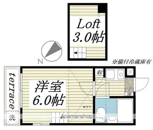 ジュネパレス船橋第53【1階】の間取り
