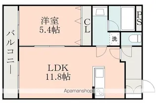 エスパシオ琴平Ⅰ【302号室】の間取り