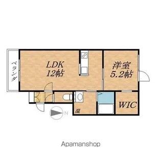ヴィラ参番館【1階】の間取り