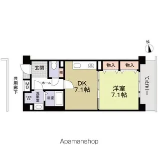 東京都武蔵野市境南町3丁目【マンション】の間取り