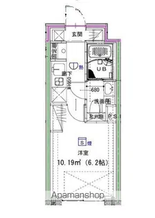 ベルシードステアー新中野【3階】の間取り