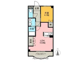 プラチナボス【3階】の間取り