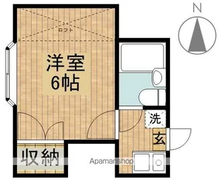 ハイツバンブー【102号室】の間取り