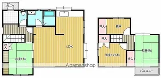 香川県丸亀市郡家町【一戸建】の間取り
