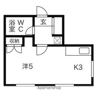 平岸サンコーポラス【3階】の間取り