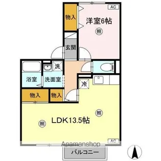 ブロッサム【1階】の間取り
