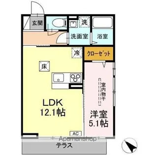 DーROOM二軒茶屋TМT【1階】の間取り