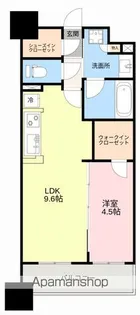 レジディア仙台北四番丁プレイス【3階】の間取り