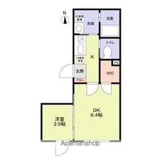 東京都中野区南台3丁目【マンション】の間取り