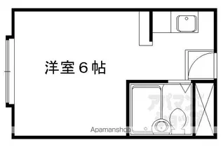 コーポさかき【204号室】の間取り