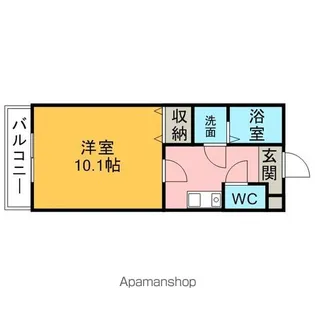 MAISON DE VIVREⅠ【101号室】の間取り