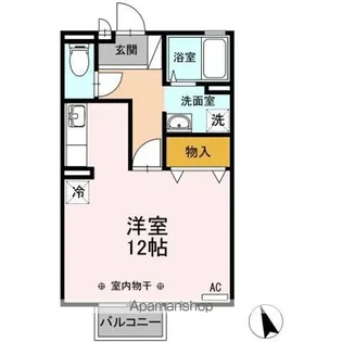 N・コニファー【103号室】の間取り