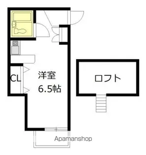 アップルハウス【101号室】の間取り