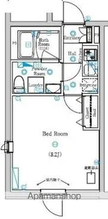 ラフィスタ新板橋【2階】の間取り