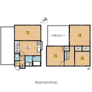 センチュリーアベニュー【A-2号室】の間取り