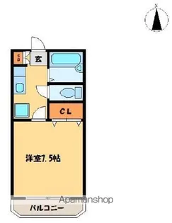 グランテージ加納【4階】の間取り