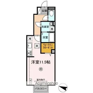 サンテラス B【1階】の間取り