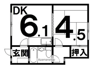 コーポ一條【301号室】の間取り