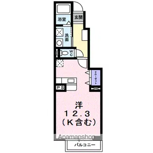 ベル・クール B【1階】の間取り
