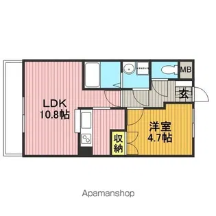 チュラ・ハウスⅡ【1階】の間取り