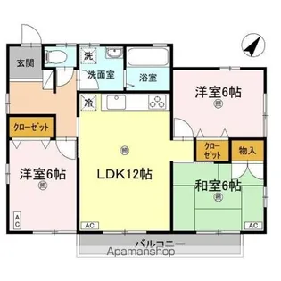 3LDKの間取り画像