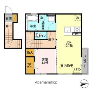 エントピア【1階】の間取り