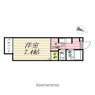 ジュネス南光台【1階】の間取り