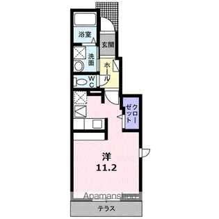 カモミールⅡ【1階】の間取り