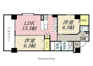 福富リングマンション【3階】の間取り