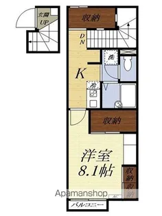 アリエッタ延久V【201号室】の間取り