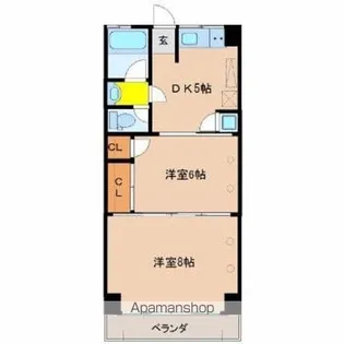 梓ビル【202号室】の間取り