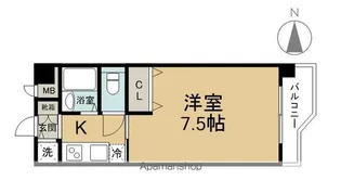 スターブル古国府【4階】の間取り