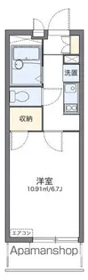 レオパレス白金【304号室】の間取り