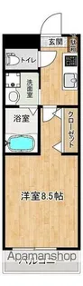 クロノス54昭和町【306号室】の間取り