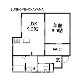 OCTO CASA OMACHI Ⅰ【1階】の間取り