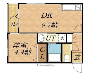 グランメゾン厚別Ⅱ【302号室】の間取り