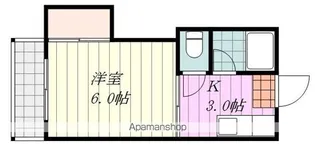 コーポ桜【202号室】の間取り