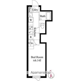 エルファーロ三軒茶屋Ⅱ【1階】の間取り