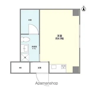 チュリス武蔵関【4階】の間取り