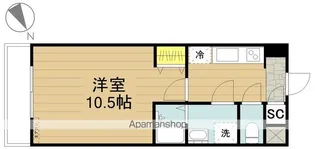 サンエクセラⅢ【305号室】の間取り